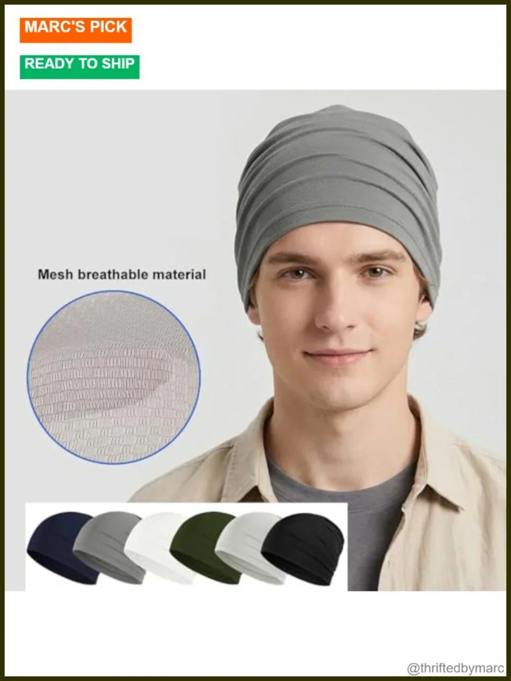 Breathable Quick-Dry Skull Caps for Cycling Running Workout (4-6 Pack)